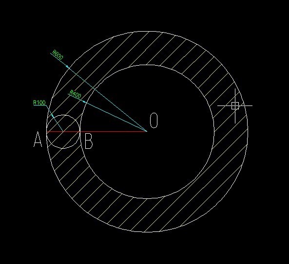 求解圆绕圆外一点旋转一周所得图形的表面积,