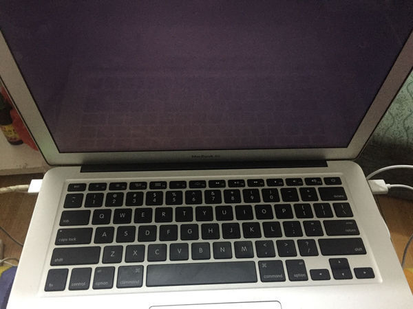 我的苹果电脑出了问题,开机之后进入什么也不