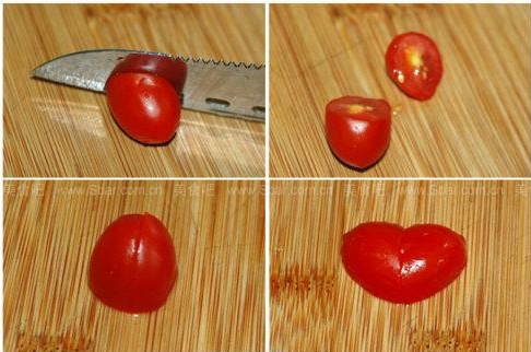 西红柿切心形教程图片图片