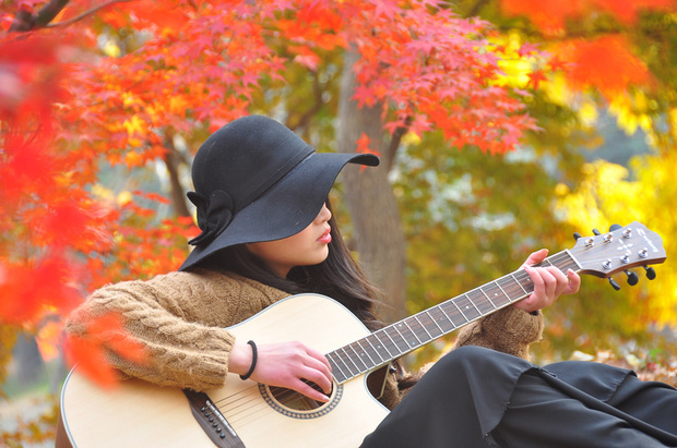 我学会了弹吉他作文300字