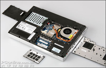 联想旭日C460L笔记本怎么打开后盖清理风扇?