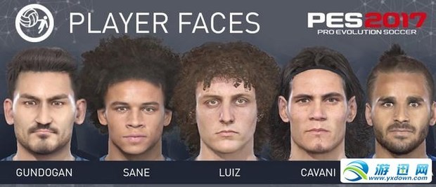 实况足球2017如何捏球星脸?部分球星脸型一览