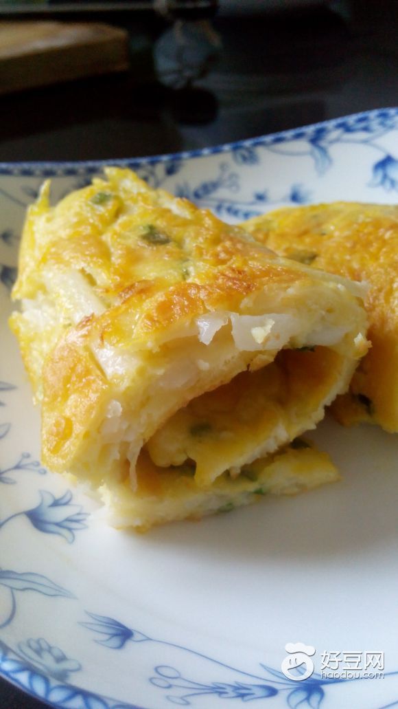 萝卜丝鸡蛋饼