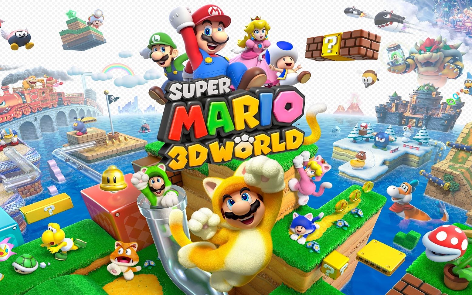  b>超级马里奥3d世界 /b>直播实况,翻车就抽奖,但是没翻