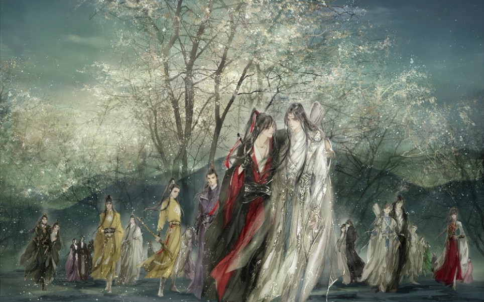 [图]【魔道祖师】【魔道祖师广播剧】第三季第一集【百凤山初吻】可怕的弹幕们～