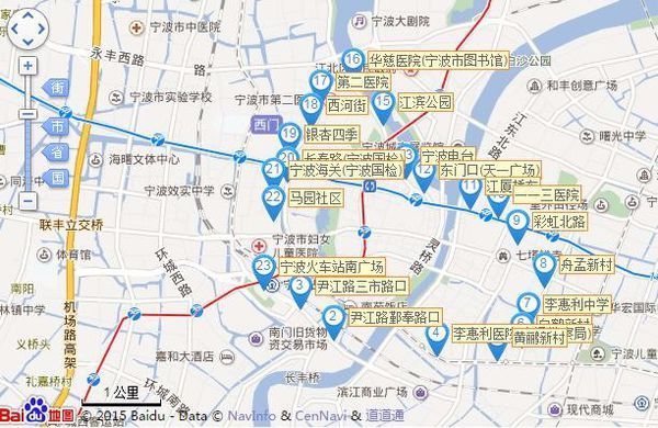 宁波330路公交车路线图图片