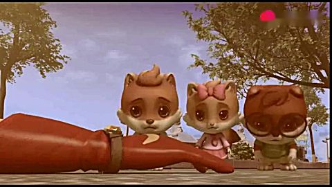 三只松鼠:张果果的手环在大爆炸中消失了,他再也不能变身救人了.mp4