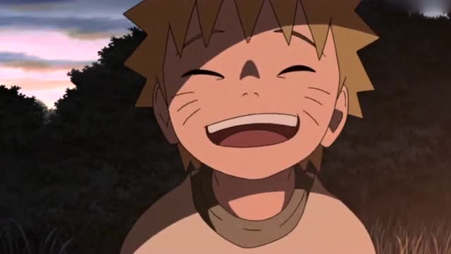 火影忍者:这应该是鸣人童年时期最快乐的时光,和三代爷爷笑谈吃鱼