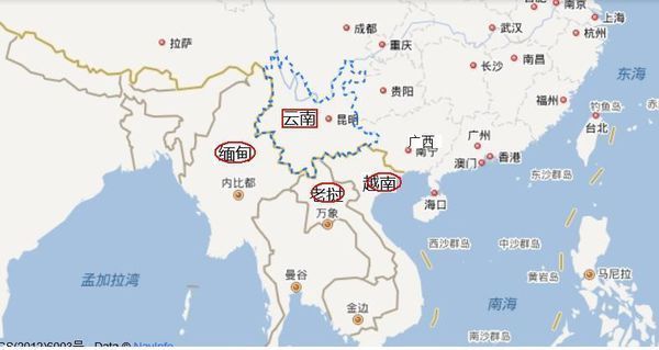 缅甸和广西的国界在哪里?