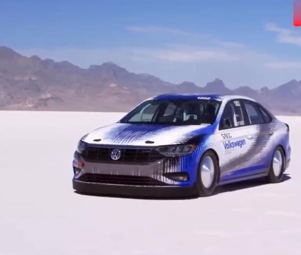 海外大众捷达 博纳维尔盐滩试驾测试