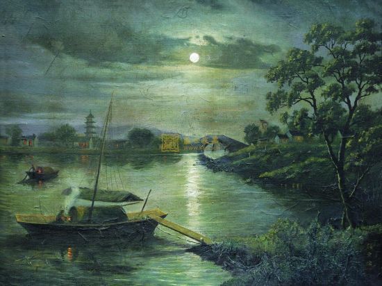 "月落乌啼霜满天,江枫渔火对愁眠"这两句诗是什么意思?