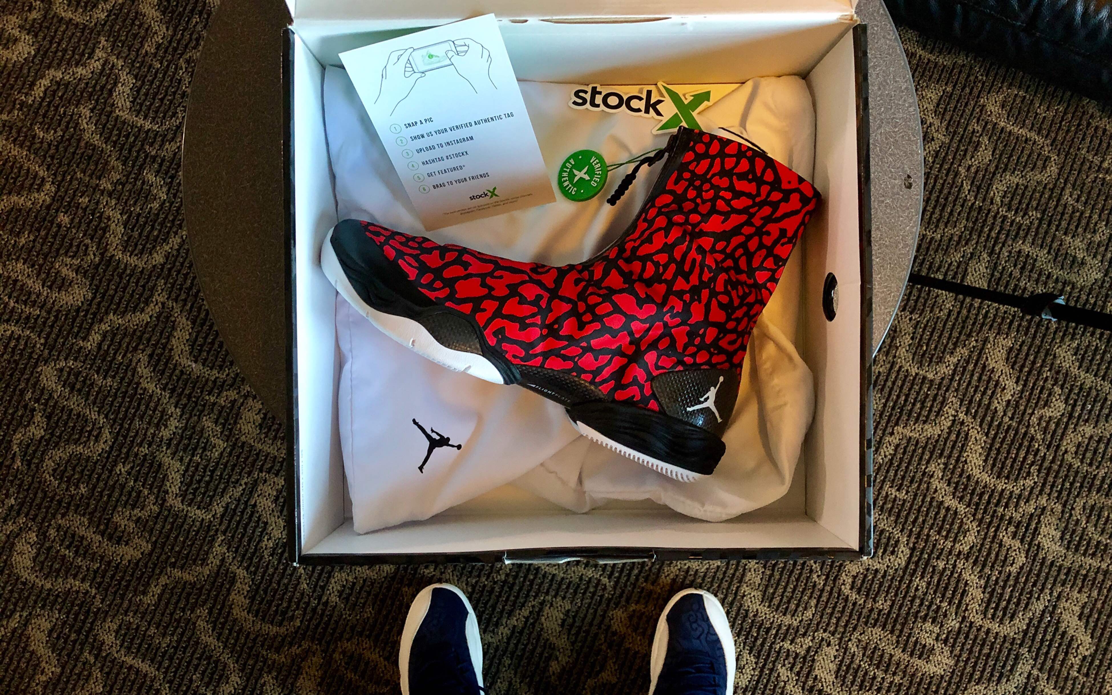 aj28红爆裂开箱 超级稀有的配色!【栗子弟弟的开箱】