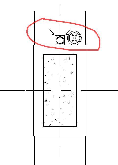 请问红圈里的符号代表什么,是不是分别代表电源和水管?