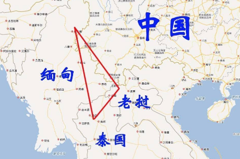 老挝,缅甸三国交界的一块三不管地带,狭义的金三角地区是指湄公河与美