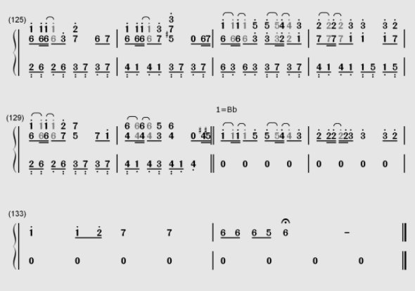 《恶之召使》,《恶之娘》简谱