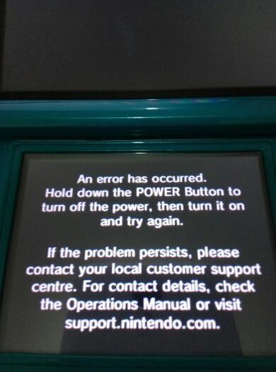 求大神解决3DS无卡破解后装游戏打开黑屏的问