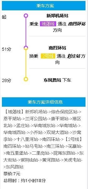 新郑机场地铁2号线到东风路站需要多久能到