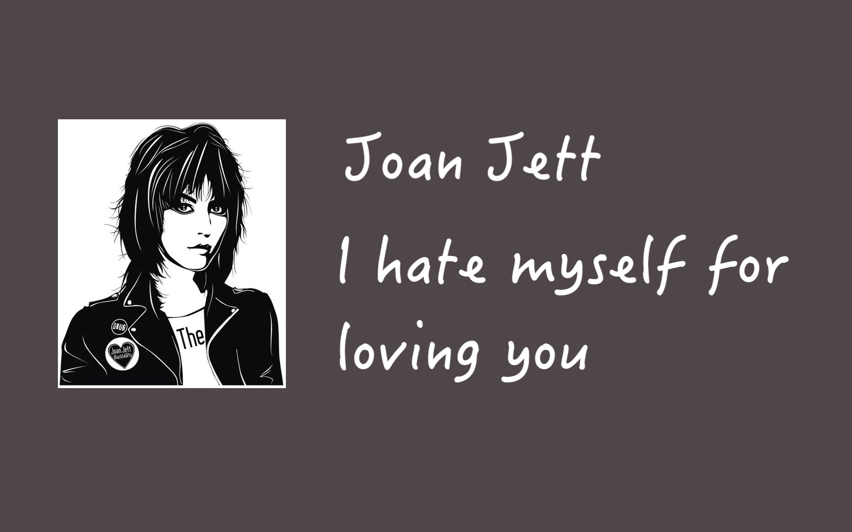 [图]【乐高】Joan Jett-I hate myself for loving you