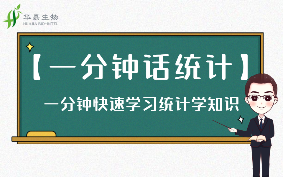 [图]【一分钟话统计】| 一分钟快速学习统计学知识