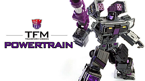 kl变形金刚玩具分享186 tfm 飞天虎 汽车大师  powertrain
