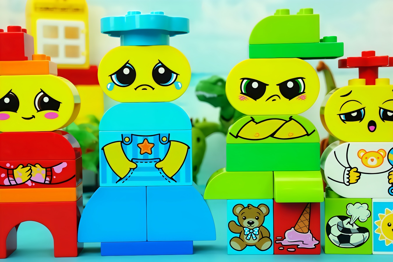 乐高积木套装 喜怒哀乐搞怪表情包