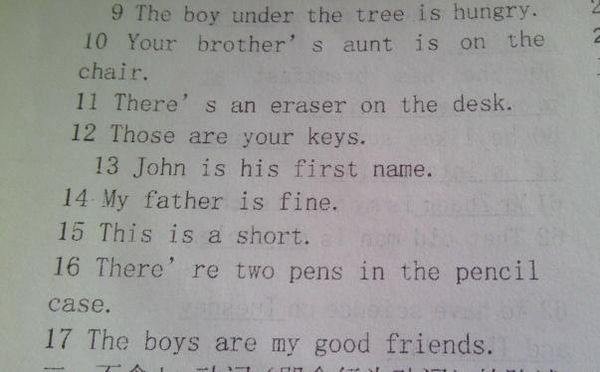 所有,含有be动词的陈述句变一般疑问句和否定