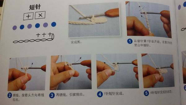 4,重复前面针法,直倒完整的一圈;   外框部分采用黑色线: 1,任意取一