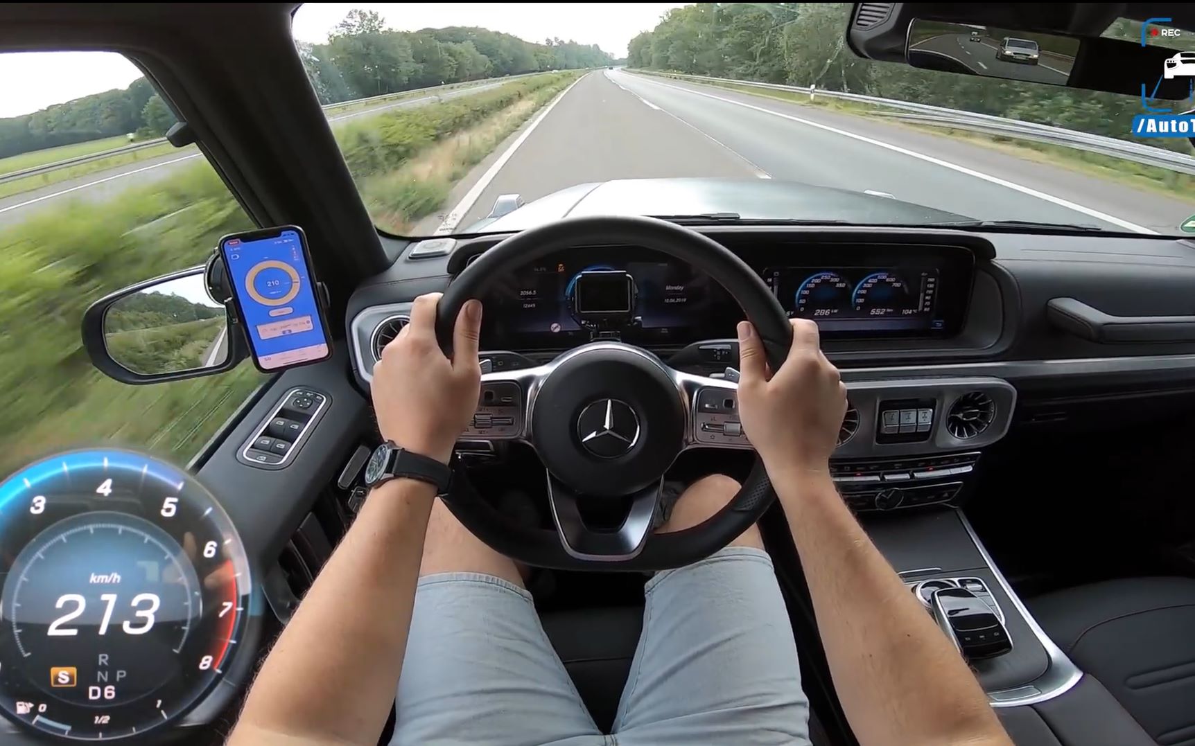淦!我超爱大g的 mercedes benz g500 216km/h top speed