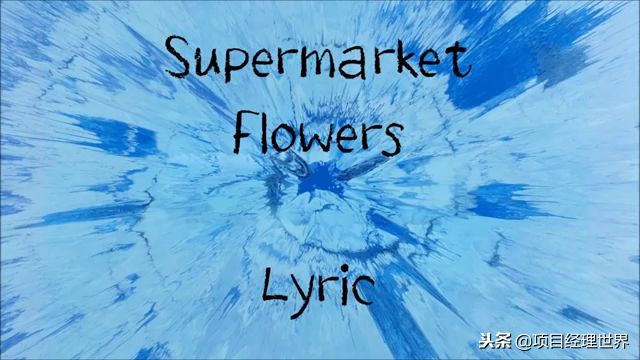 [图]每日一歌：Supermarket flowers