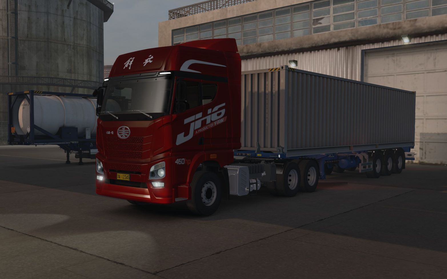 【欧卡2mod】青岛 解放jh6  460马力试驾