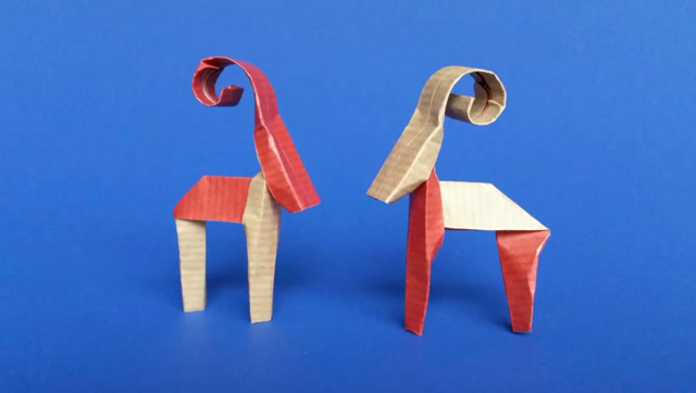 可爱的小羊折纸教学视频 diy手工制作 神奇的折纸