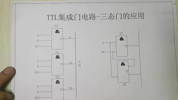 [图]数字电路基础-三态门的应用(十五)