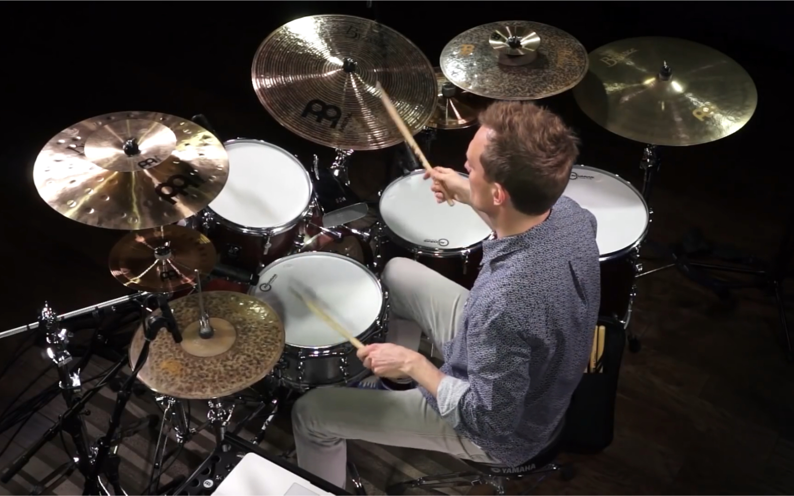  b>架子鼓solo /b> 跟鼓神练大招jost nickel drum solo - drumeo