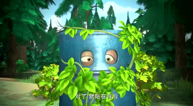 熊出没:保护森林,熊熊有责,两个人开始驱逐光头强