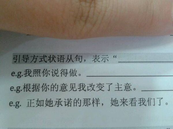 用as引导方式状语从句翻译