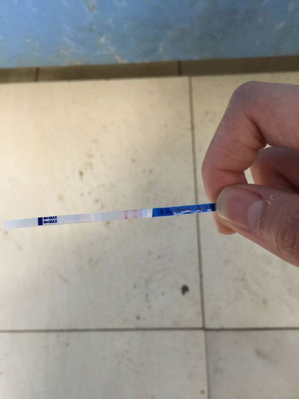 停经三天。今天验孕棒测了一下。刚开始是一杠