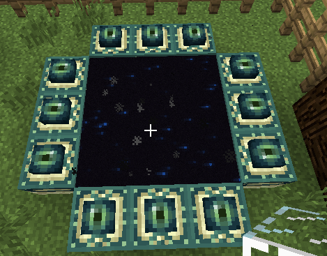 我的世界创造模式末地传送门怎么做