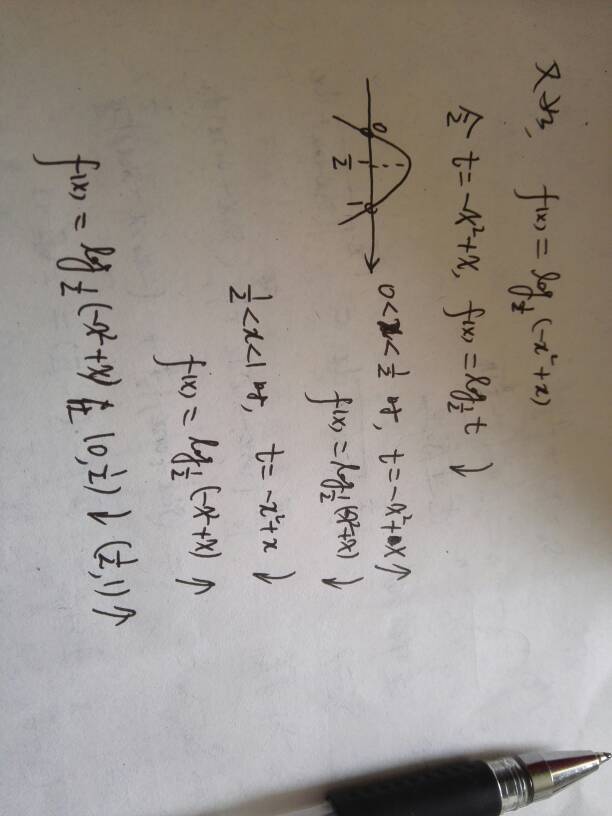 对数log同增异减怎么算