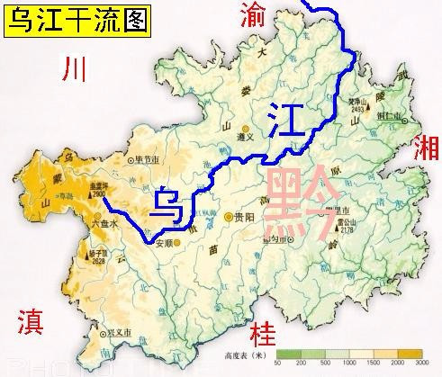 乌江在哪里汇入长江图