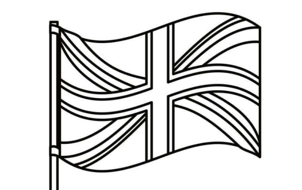 英国国旗简笔画