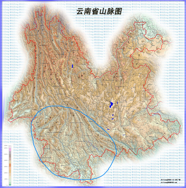 滇南谷地地理位置图片