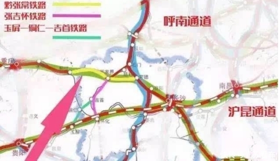 黔张常铁路黔江到长沙