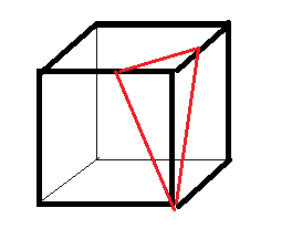 初一数学一个正方体,切掉一个角,有几个面,几条