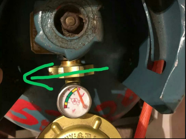 煤气罐的开关使用图解图片