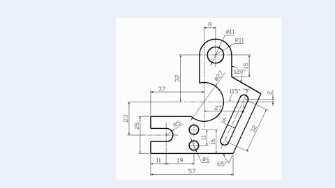 ug 模具设计草图课程练习题案例