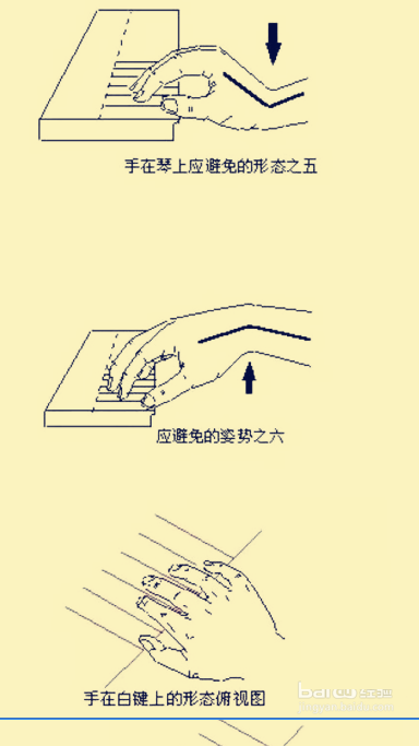请问弹钢琴的正确手型到底应该怎样的?