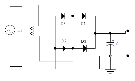 畫出單項全橋整流電路