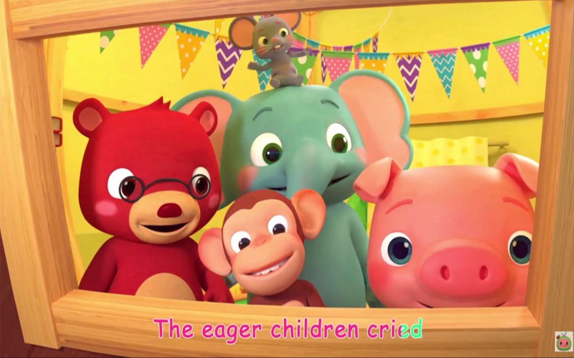 幼儿英语启蒙动画片 宝宝儿歌——玛丽有只小羊羔