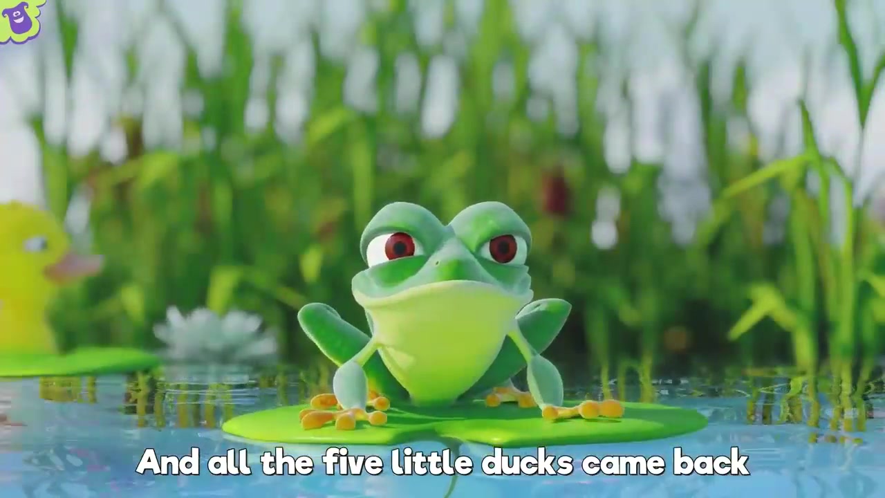 [图]【史上最全英文儿歌单曲收集】Five little ducks