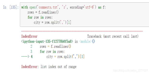 list index out of range错误解决方法_360新知